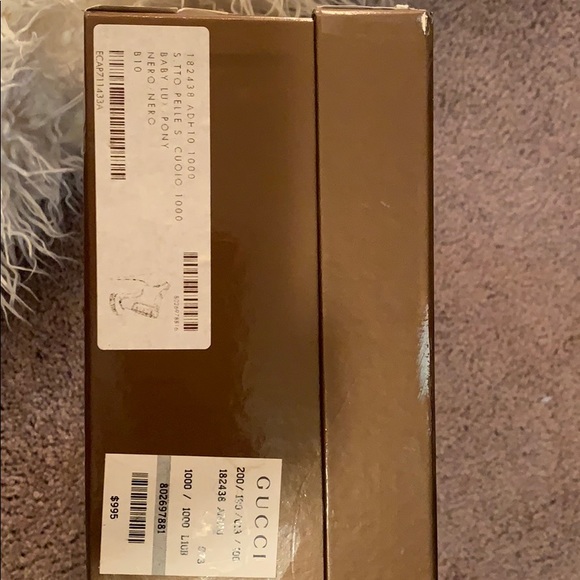Gucci booties 10B with pony hair w/ original box. - Picture 6 of 6